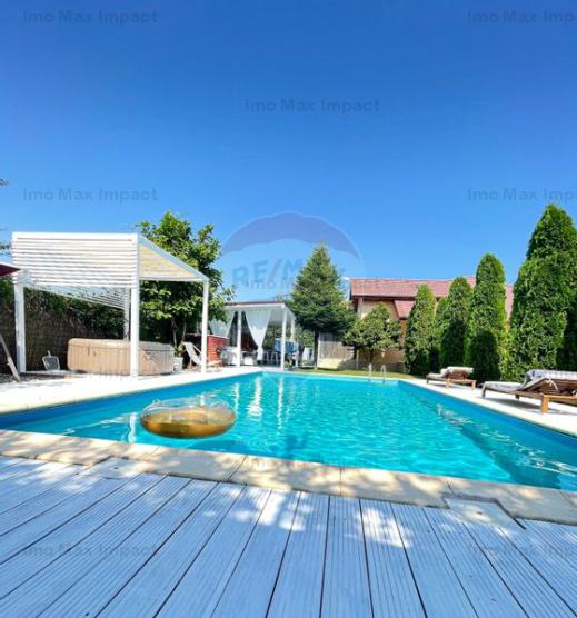 Vila de vanzare 9 camere cu piscina garaj Bacu Joita Ilfov