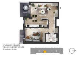 Apartament 2 camere | Pipera Plaza | 2 Terase | Bloc Finaliza