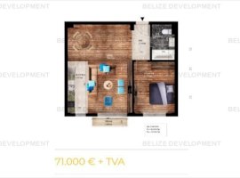 Apartament 2 camere  Pantelimon - Cernica Residence 55,65 mp utili