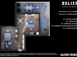 APARTAMENT 2 CAMERE BLOC FINALIZAT TERASA 28 MP