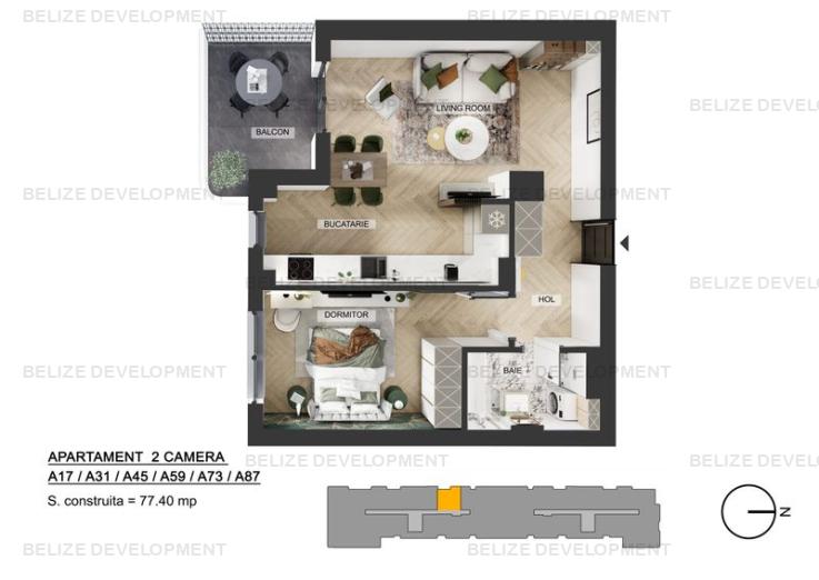 Apartament 2 camere | Pipera Plaza | Bloc Finalizat