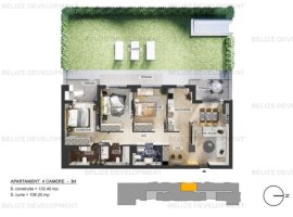 Apartament 4 camere | Plaza Pipera | Curte privata | Bloc finalizat