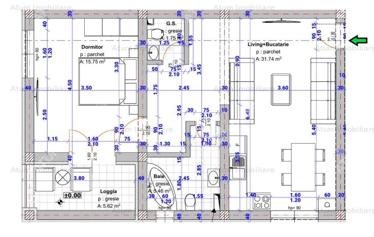 Vanzare apartament 2 camere, Vasile Aaron, Sibiu