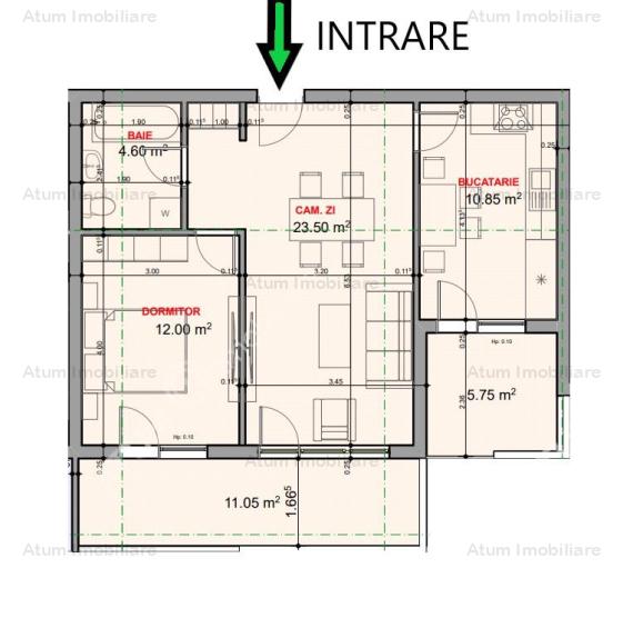 Vanzare apartament 2 camere, Terezian, Sibiu