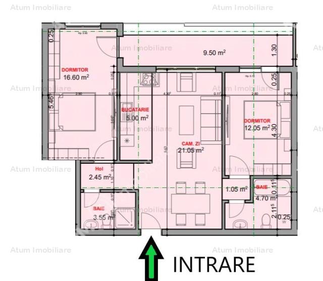 Vanzare apartament 3 camere, Veteranilor de Razboi, Sibiu