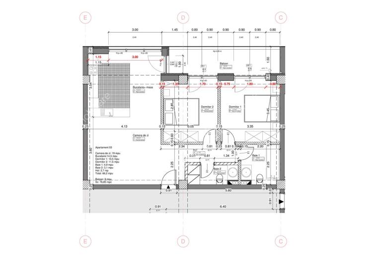 Vanzare apartament 3 camere, Central, Sibiu