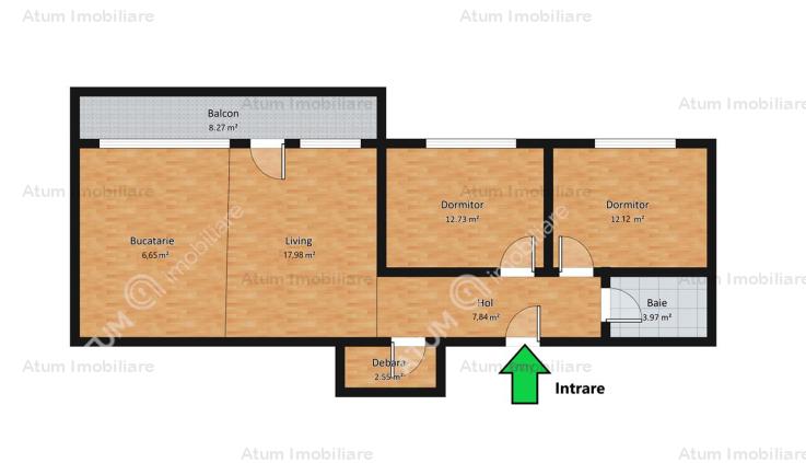 Inchiriere apartament 3 camere, Central, Sibiu