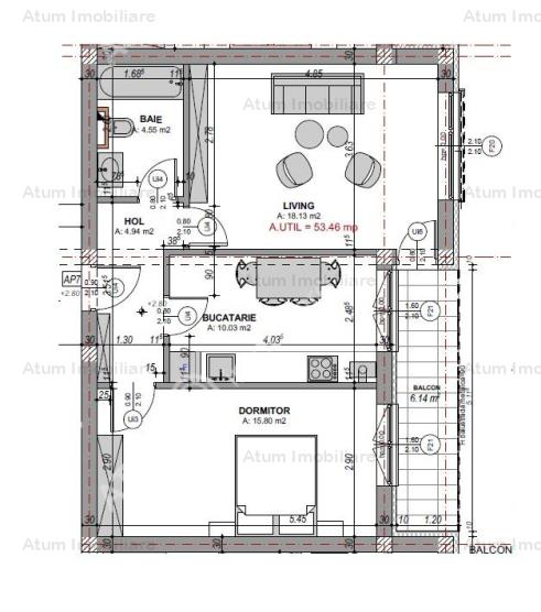 Vanzare apartament 2 camere, Bulevard Mihai Viteazu , Sibiu