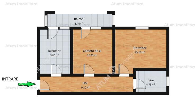 Vanzare apartament 2 camere, Calea Dumbravii, Sibiu