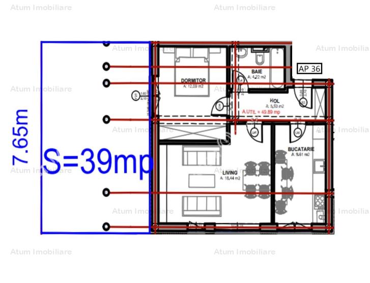 Vanzare apartament 2 camere, Bulevard Mihai Viteazu , Sibiu