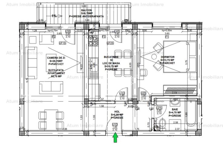 Vanzare apartament 2 camere, Bulevard Mihai Viteazu , Sibiu