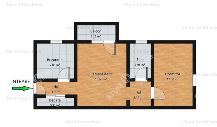 Vanzare apartament 2 camere, Terezian, Sibiu