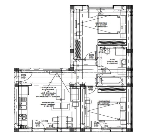 Vanzare apartament 3 camere, Bulevard Mihai Viteazu , Sibiu