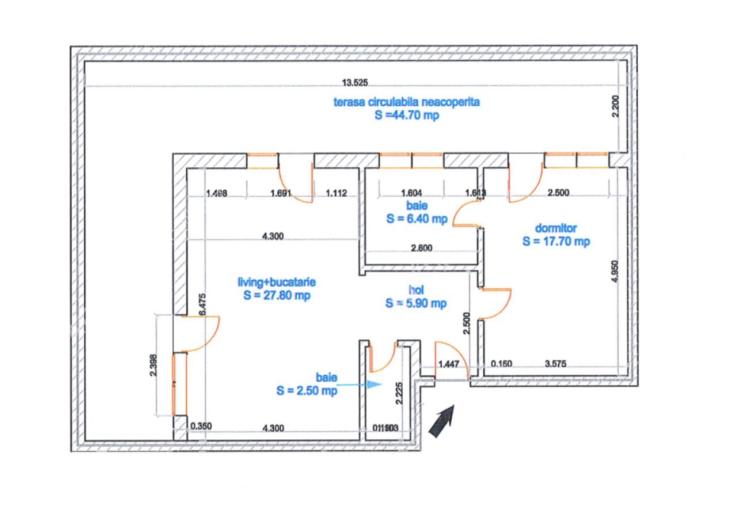 Vanzare apartament 2 camere, Piata Cluj, Sibiu