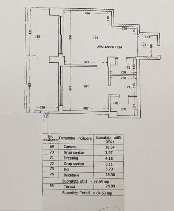Apartament 2 camere Iancu Nicolae- Rovere Concept