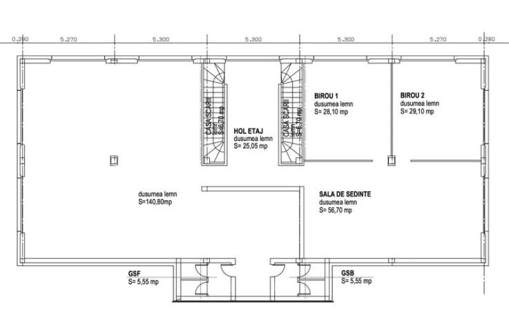 Birouri Premium de 304 mp în Zona Industrială Vest Arad