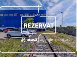 REZERVAT: Hală industrială de vânzare cu acces direct la calea ferată