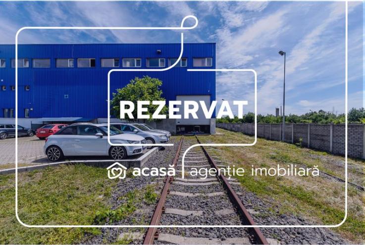 REZERVAT: Hală industrială de vânzare cu acces direct la calea ferată