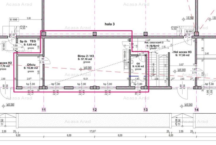 Birouri renovate de inchiriat în Poetului Business Park Arad