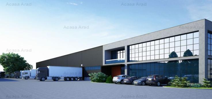 Hală în Arad Zona Industriala Vest în regim Build to Suit 6600 mp