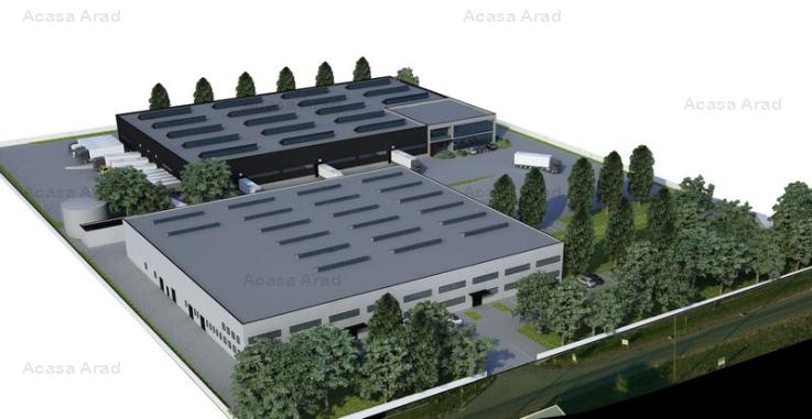 Hală în Arad Zona Industriala Vest în regim Build to Suit 6600 mp