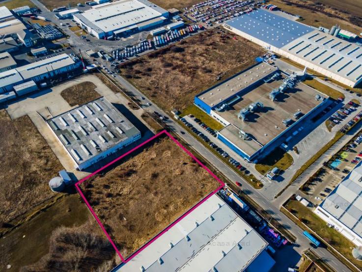 Vânzare Teren Construibil Arad Zona Industrială Vest 8.500 MP