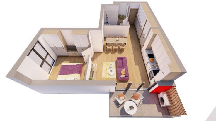 Apartament in cel mai nou bloc ARED RED9