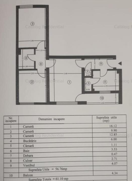 Apartament 3 camere, langa Parc IOR / Titan / Basarabia