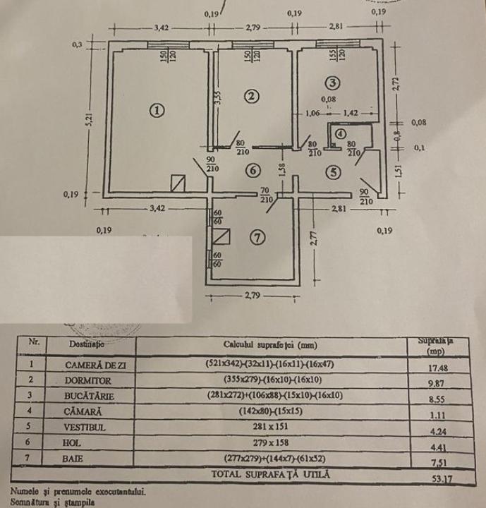 Apartament 2 camere cf1 sporit, bloc anvelopat, 1979, Gorjului, Militari