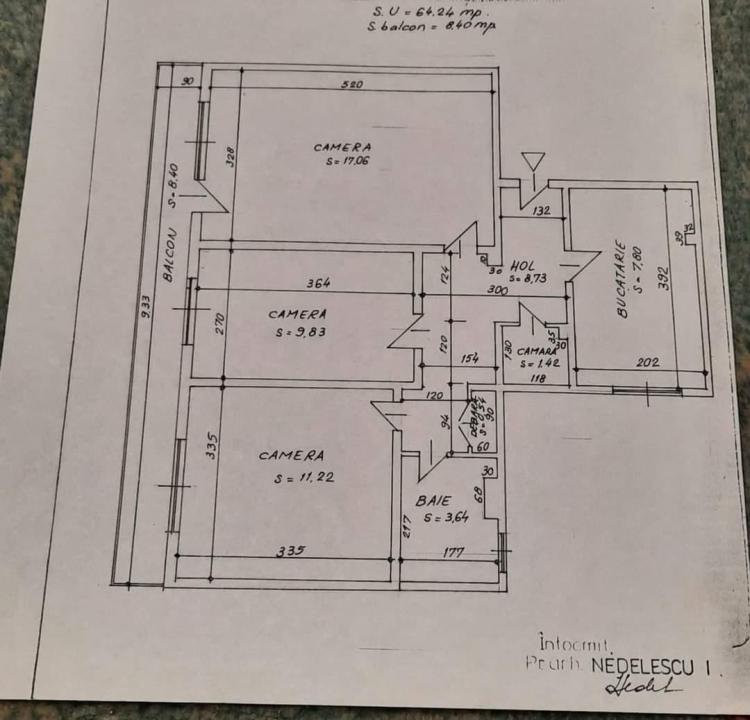 Apartament cu 3 camere Giurgiului, Drumul Gazarului