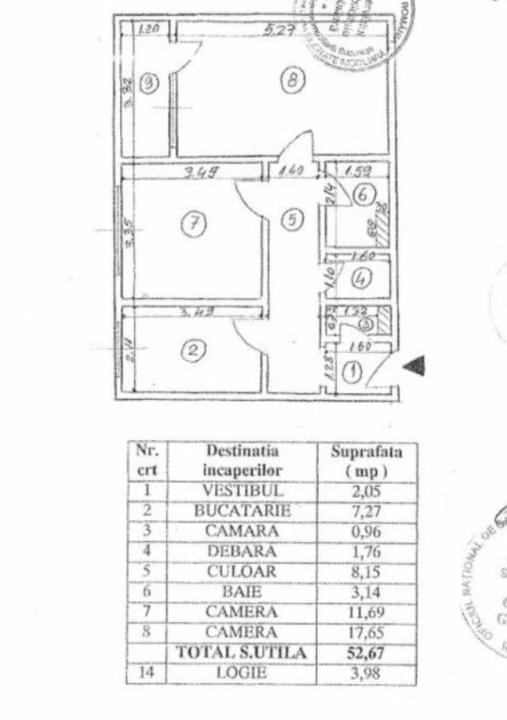 Apartament 2 camere 57mp Parc IOR / Titan