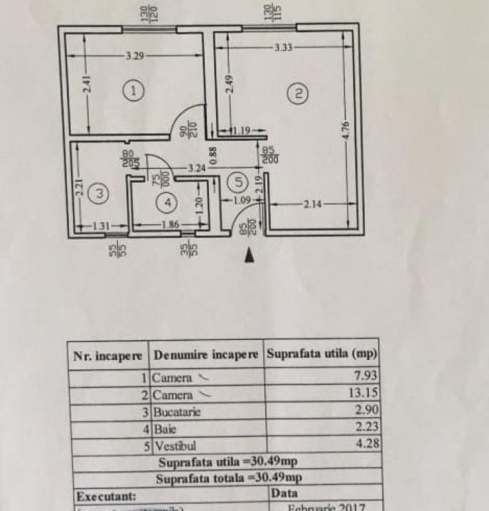 Apartament 2 camere modificat cu designer interior, Gorjului, Militari