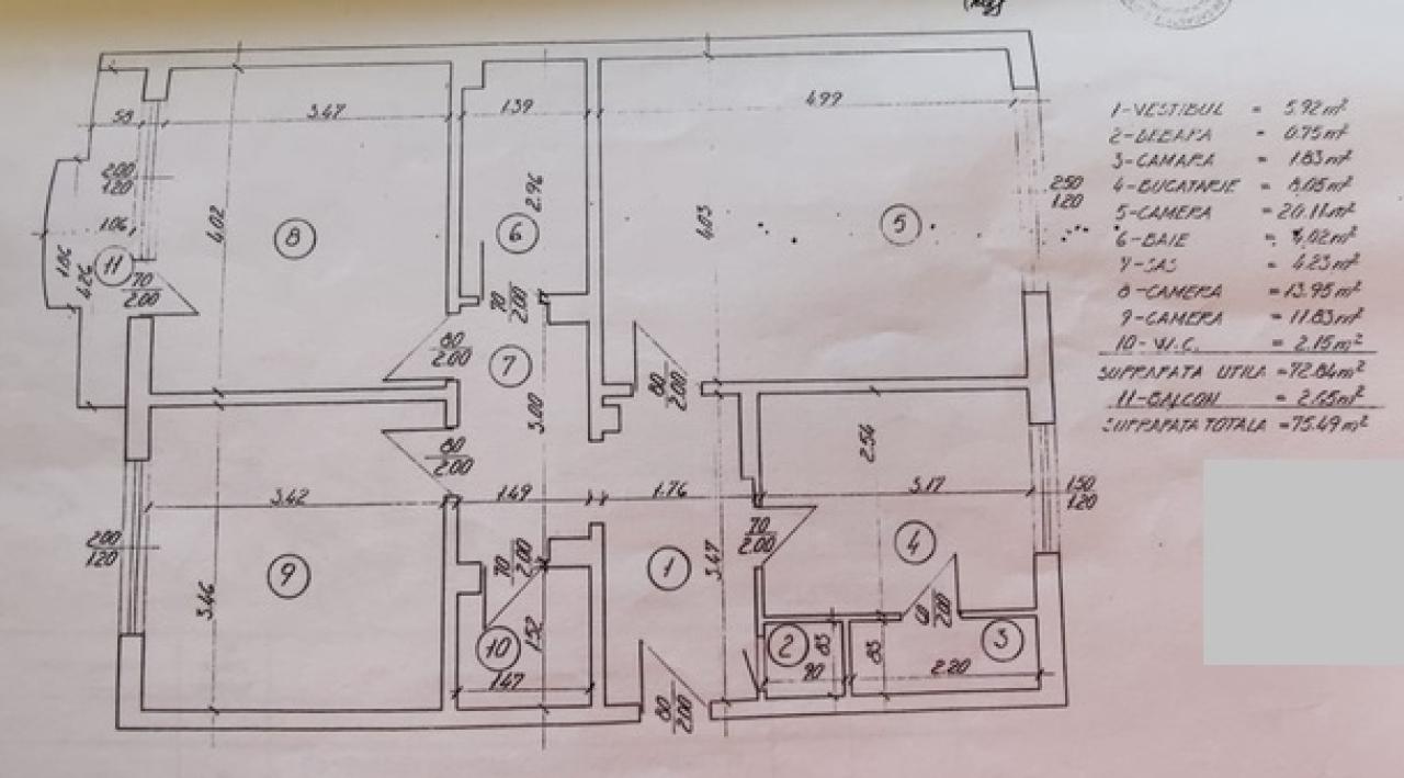 Apartament 3 camere, bloc 1988, Uverturii, Lujerului, Militari