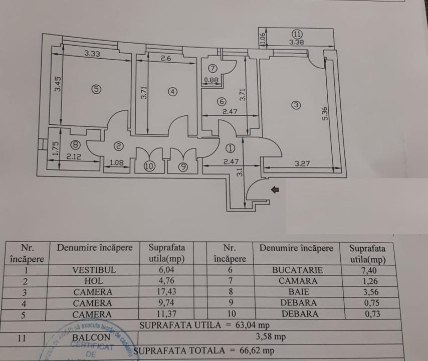 Apartament 3 camere bloc 1978, renovat integral, Romancierilor, Drumul Taberei