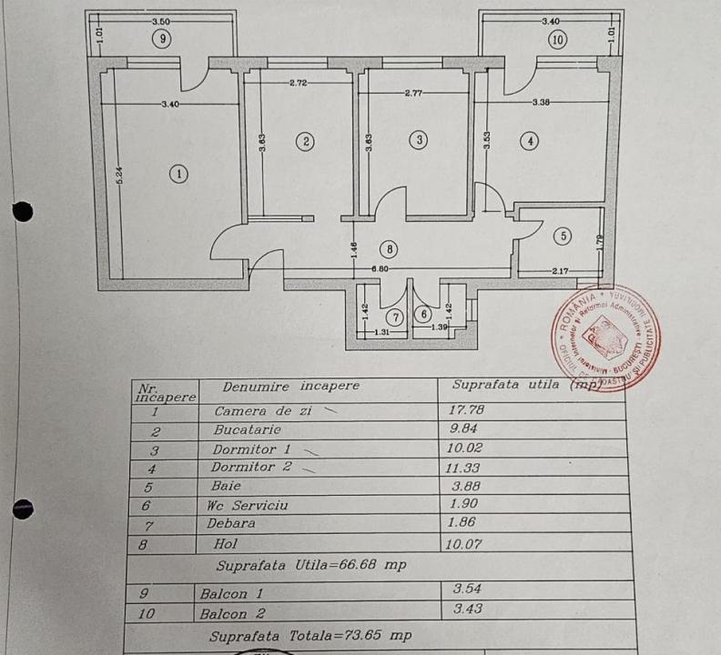 Apartament cu 3 camere Calea Rahovei, Electromagnetica