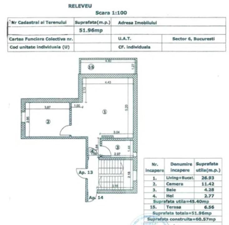 Apartament 2 camere Crangasi