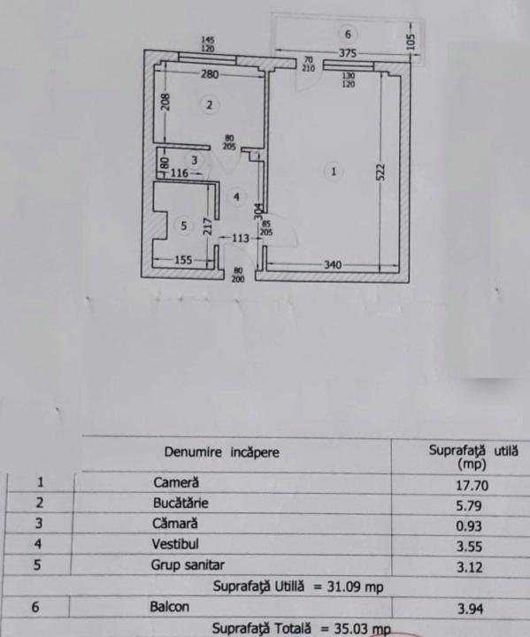 Garsoniera decomanda in bloc 1980 langa metrou Lujerului, Militari