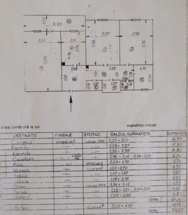 Apartament 3 camere, decomandat, Gorjului, Militari