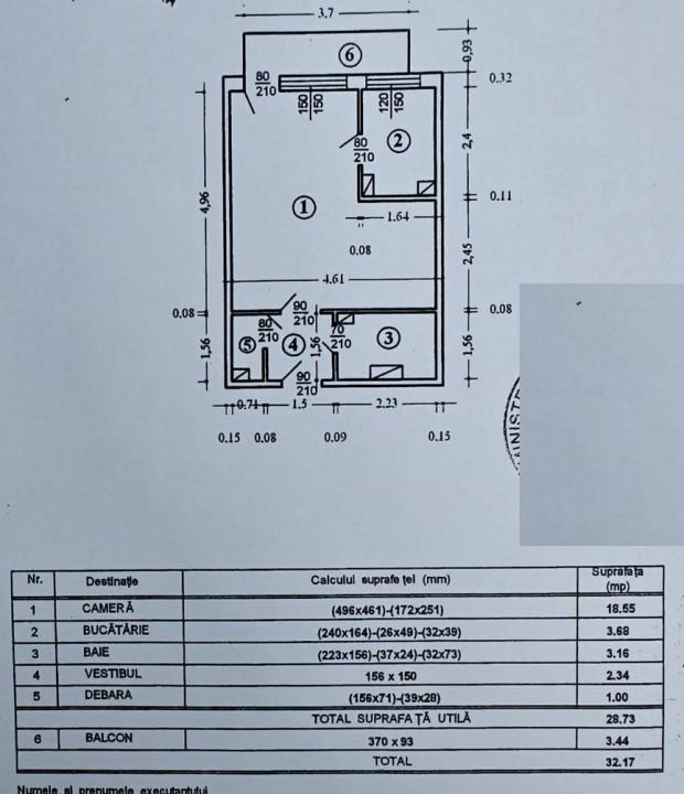 Garsoniera in bloc mixt an 1979 aproape de metrou Lujerului, Militari