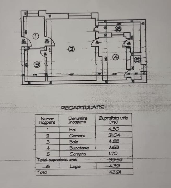 Garsoniera 44mp centrala proprie Iancului