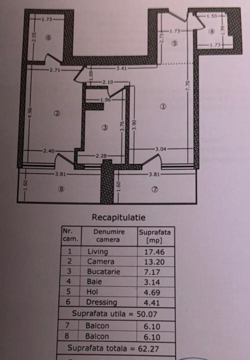 Apartament 2 camere in complex Gran Via, Militari