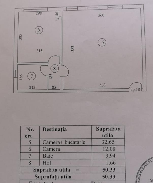 Apartament 2 camere la cheie in cartier Apusului Rezidential