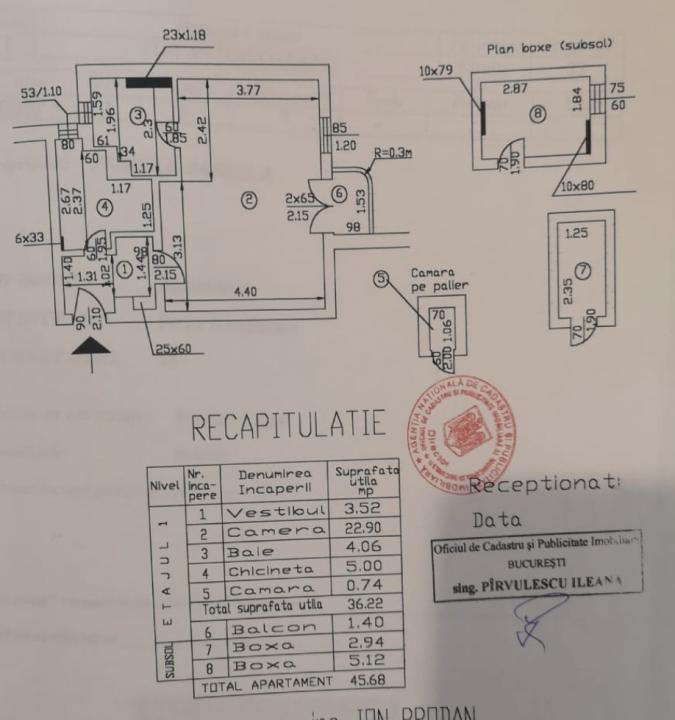 Garsoniera imobil consolidat Piata Armeneasca / Pache Protopopescu