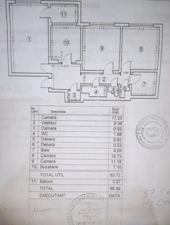 Apartament 3 camere 2 bai Pantelimon