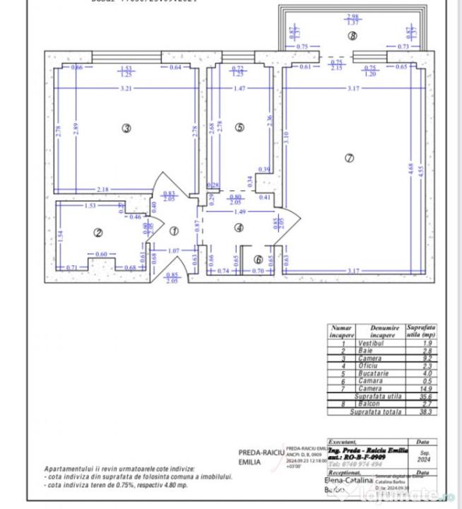 Apartament 2 camere Pantelimon