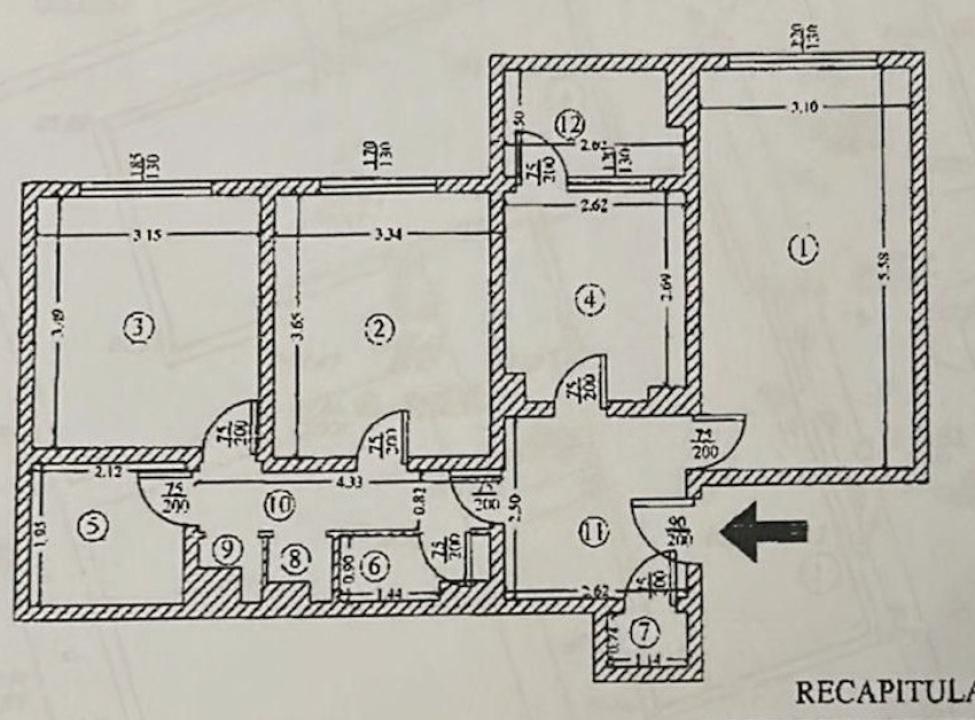 Apartament 3 camere bloc 1984 anvelopat, Ghencea, Drumul Taberei