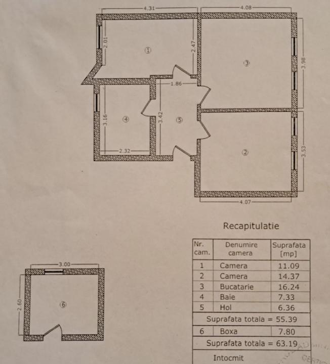 Apartament 2 camere cu centrala proprie in zona Titulescu