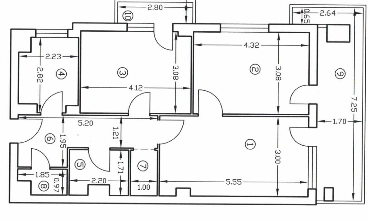 Apartament 3 camere in bloc anvelopat zona Lujerului, Militari