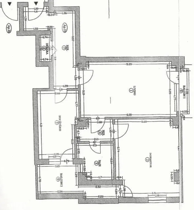 Apartament 2 camere de Vânzare – 80 mp, Zona Titan, Ozana