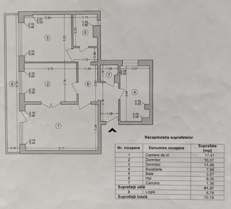 Apartament 3 camere Valea Argesului, Drumul Taberei